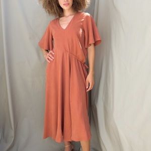 Selva Negra Aurora Dress Rosewood Lyocell XS